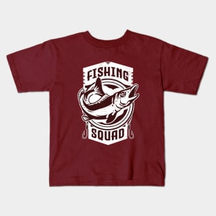 fishing squad Kids T-Shirt